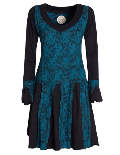 Vishes damen longshirt - longshirt, kleid