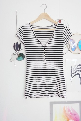 Longshirt streifen gestreift - longshirt,