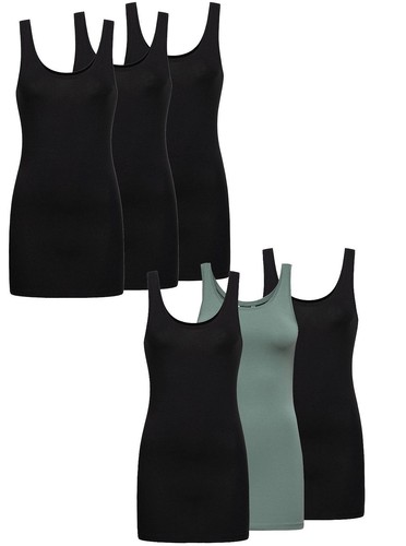 Only damen tank top 3er - only, pack
