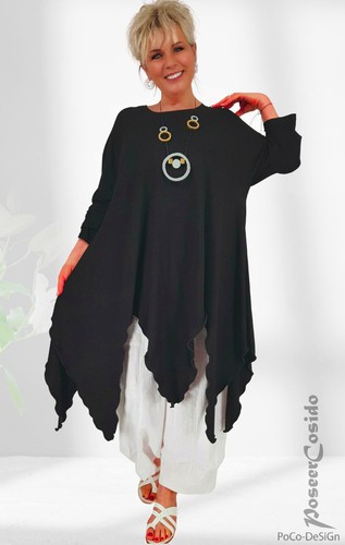 Lagenlook tunika long shirt - lagenlook,