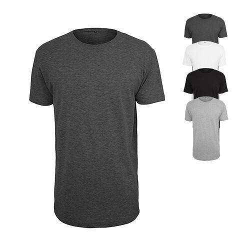 Shirt länger geschnitten - t-shirt,