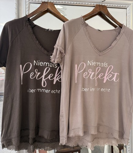Niemals perfekt spruch shirt - perfekt, t-shirt