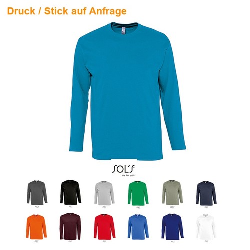 Sol langarmshirt herren - langarmshirt,