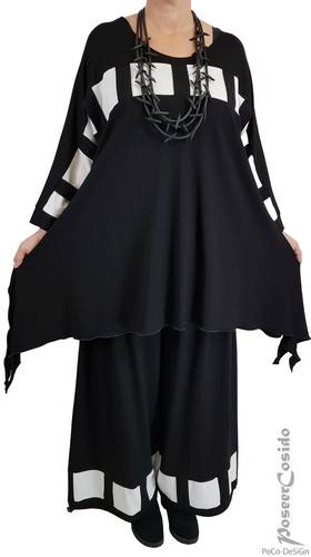 Lagenlook tunika long - lagenlook, long-shirt