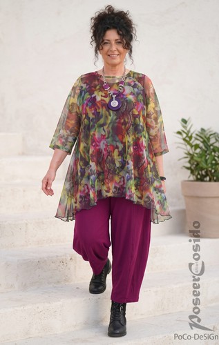 Lagenlook netz tunika - lagenlook,