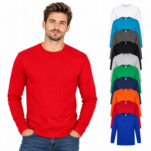 Langarm shirt rundhals - langarm,