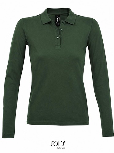 Damen long sleeve - long-sleeve, piqué