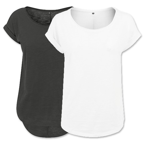 Damen shirt hinten - t,